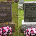 Headstone Cleaning (Before and After)